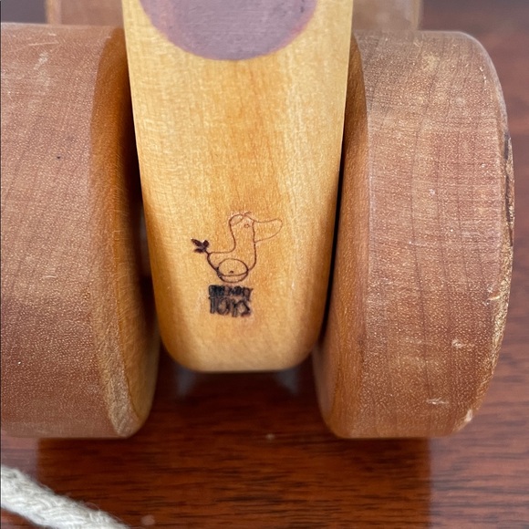 Charming Wooden Unicorn Pull Toy - Picture 5 of 7